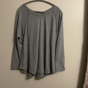 Tommy Hilfiger Charcoal Long Sleeve Top
